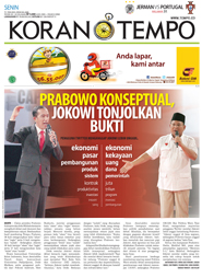 Cover Koran Tempo - Edisi 2014-06-16