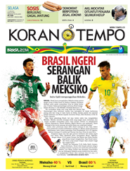 Cover Koran Tempo - Edisi 2014-06-17