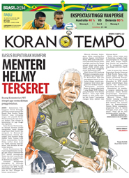 Cover Koran Tempo - Edisi 2014-06-18