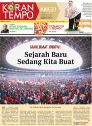 Cover Koran Tempo - Edisi 2014-07-06