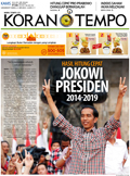 Cover Koran Tempo - Edisi 2014-07-10