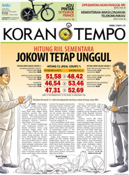 Cover Koran Tempo - Edisi 2014-07-16