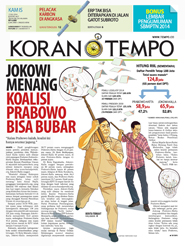 Cover Koran Tempo - Edisi 2014-07-17