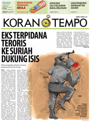 Cover Koran Tempo - Edisi 2014-08-12