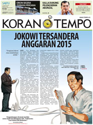 Cover Koran Tempo - Edisi 2014-08-16