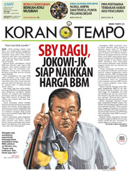 Cover Koran Tempo - Edisi 2014-08-29