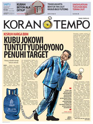 Cover Koran Tempo - Edisi 2014-08-30