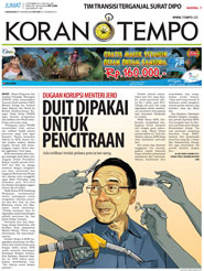 Cover Koran Tempo - Edisi 2014-09-05