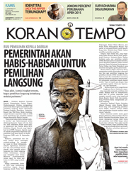 Cover Koran Tempo - Edisi 2014-09-11