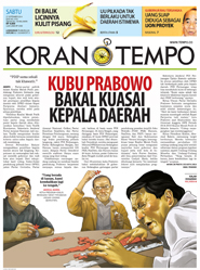 Cover Koran Tempo - Edisi 2014-09-27