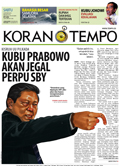 Cover Koran Tempo - Edisi 2014-10-04