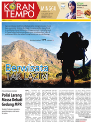 Cover Koran Tempo - Edisi 2014-10-12