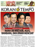 Cover Koran Tempo - Edisi 2014-10-13
