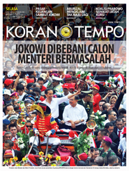 Cover Koran Tempo - Edisi 2014-10-21