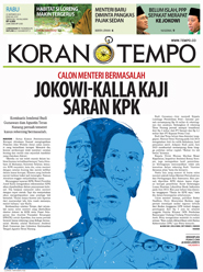 Cover Koran Tempo - Edisi 2014-10-22