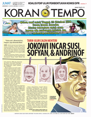 Cover Koran Tempo - Edisi 2014-10-24