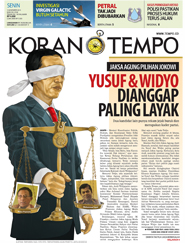 Cover Koran Tempo - Edisi 2014-11-03