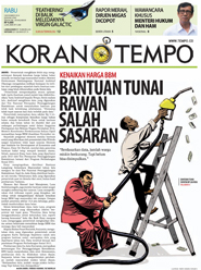 Cover Koran Tempo - Edisi 2014-11-05