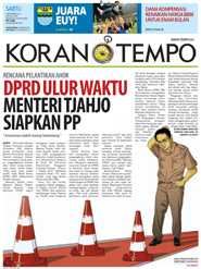 Cover Koran Tempo - Edisi 2014-11-08