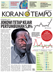 Cover Koran Tempo - Edisi 2014-11-19