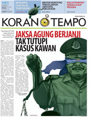 Cover Koran Tempo - Edisi 2014-11-22