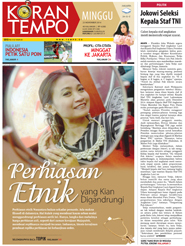 Cover Koran Tempo - Edisi 2014-11-23