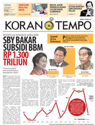 Cover Koran Tempo - Edisi 2014-11-24