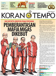 Cover Koran Tempo - Edisi 2014-11-29
