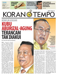 Cover Koran Tempo - Edisi 2014-12-08