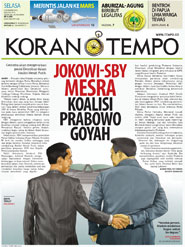 Cover Koran Tempo - Edisi 2014-12-09