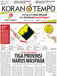 Cover Koran Tempo - Edisi 2014-12-15
