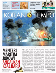 Cover Koran Tempo - Edisi 2014-12-22