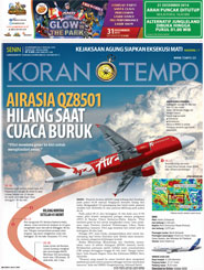 Cover Koran Tempo - Edisi 2014-12-29