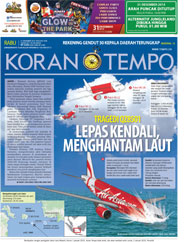 Cover Koran Tempo - Edisi 2014-12-31