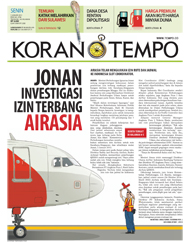 Cover Koran Tempo - Edisi 2015-01-05