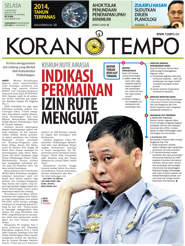 Cover Koran Tempo - Edisi 2015-01-06