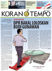 Cover Koran Tempo - Edisi 2015-01-13