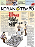 Cover Koran Tempo - Edisi 2015-01-20