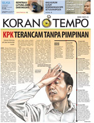 Cover Koran Tempo - Edisi 2015-01-27