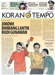 Cover Koran Tempo - Edisi 2015-01-29