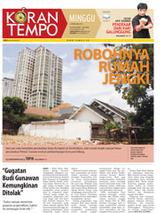 Cover Koran Tempo - Edisi 2015-02-01