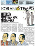 Cover Koran Tempo - Edisi 2015-02-03
