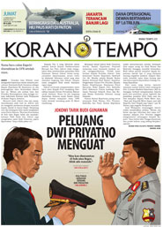 Cover Koran Tempo - Edisi 2015-02-13