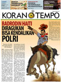 Cover Koran Tempo - Edisi 2015-02-20