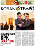 Cover Koran Tempo - Edisi 2015-02-21