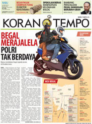 Cover Koran Tempo - Edisi 2015-02-25
