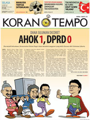 Cover Koran Tempo - Edisi 2015-03-10