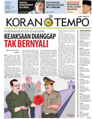 Cover Koran Tempo - Edisi 2015-04-08