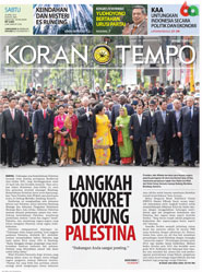 Cover Koran Tempo - Edisi 2015-04-25