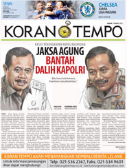 Cover Koran Tempo - Edisi 2015-05-04